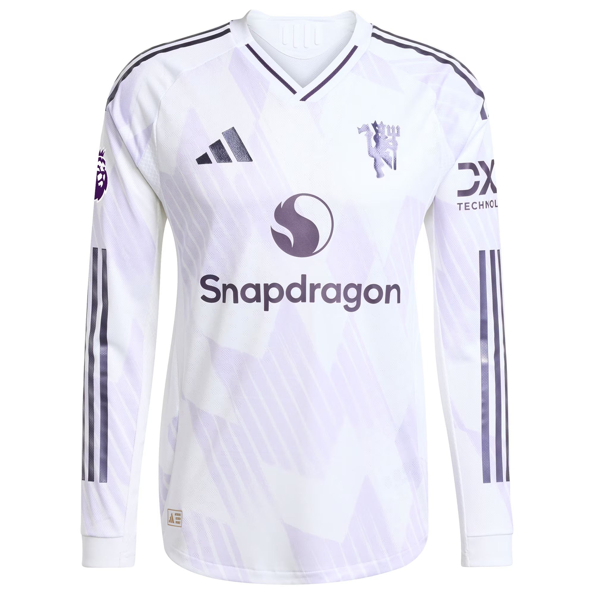 Espoor™ Cristiano Ronaldo Manchester United adidas 2025/26 Away Long Sleeve Player Jersey - White
