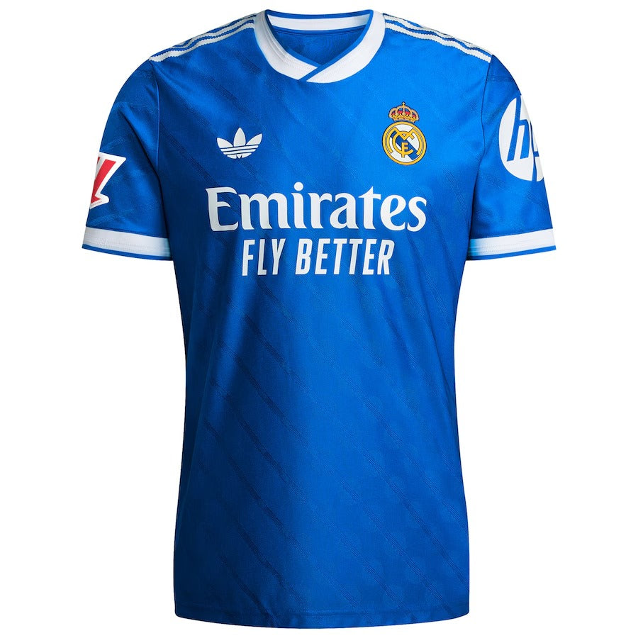 Espoor™ Kylian Mbappé Real Madrid adidas 2025/26 Third Authentic Player Jersey - Blue