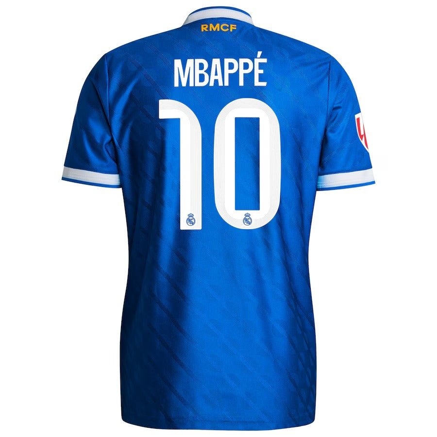 Espoor™ Kylian Mbappé Real Madrid adidas 2025/26 Third Authentic Player Jersey - Blue